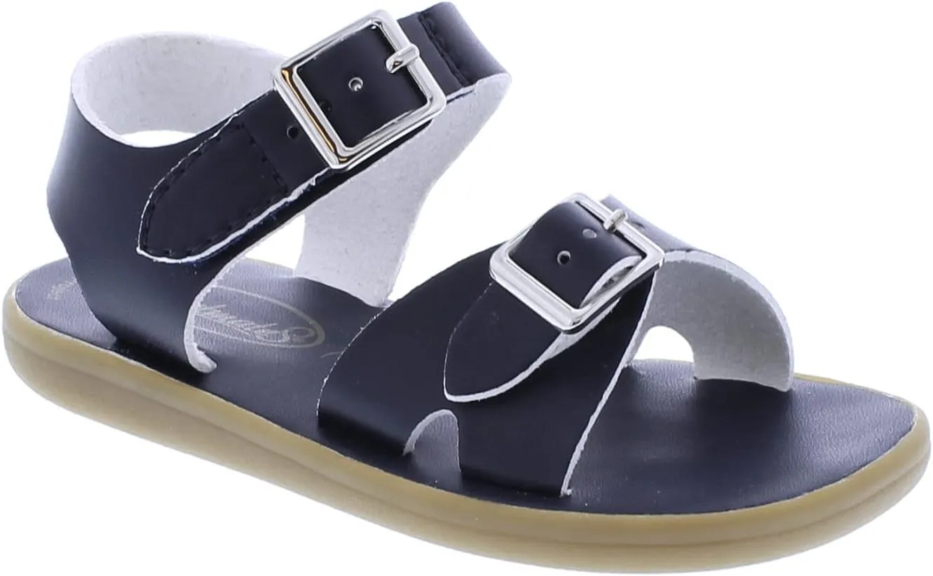 FOOTMATES Tide and Eco-Tide Waterproof Sandals for Boys and Girls with Slip-Resistant, Non-Marking Outsoles and Strap Closure for Infants, Toddlers, and Little Kids Ages 0-8