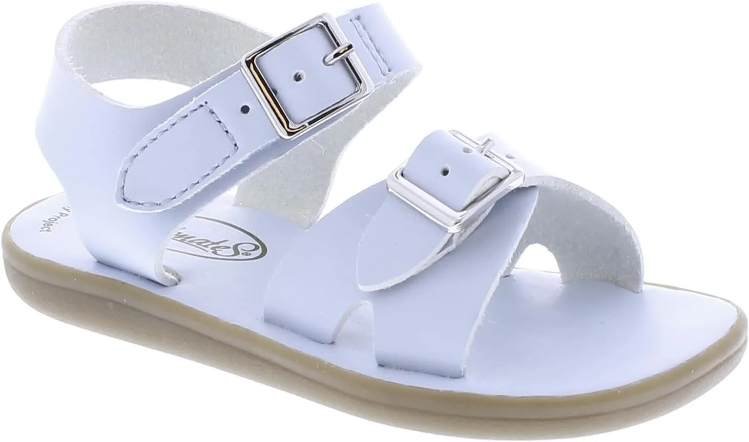 FOOTMATES Tide and Eco-Tide Waterproof Sandals for Boys and Girls with Slip-Resistant, Non-Marking Outsoles and Strap Closure for Infants, Toddlers, and Little Kids Ages 0-8