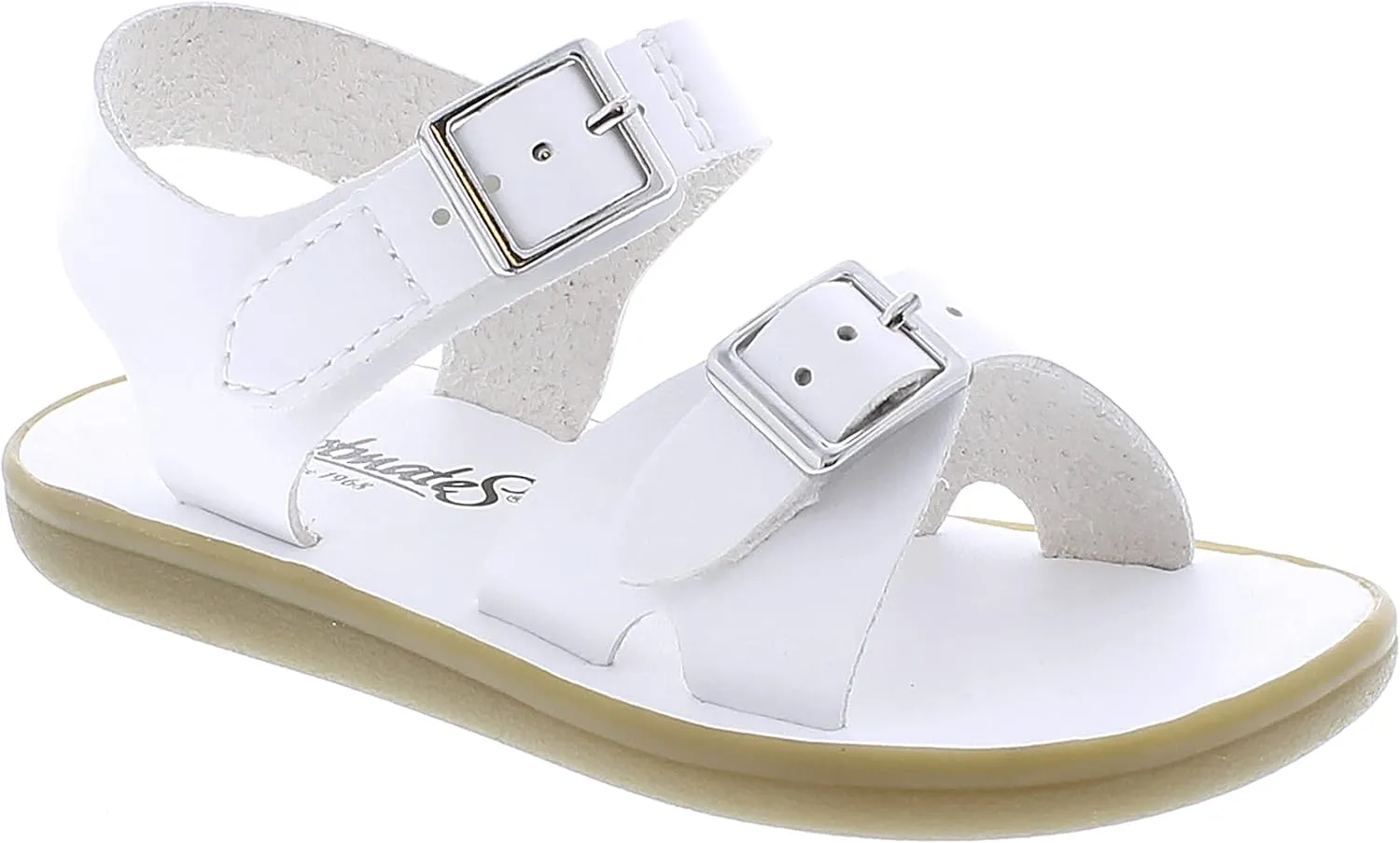 FOOTMATES Tide and Eco-Tide Waterproof Sandals for Boys and Girls with Slip-Resistant, Non-Marking Outsoles and Strap Closure for Infants, Toddlers, and Little Kids Ages 0-8