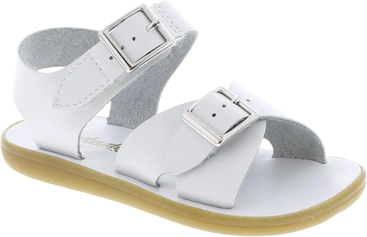 FOOTMATES Tide and Eco-Tide Waterproof Sandals for Boys and Girls with Slip-Resistant, Non-Marking Outsoles and Strap Closure for Infants, Toddlers, and Little Kids Ages 0-8