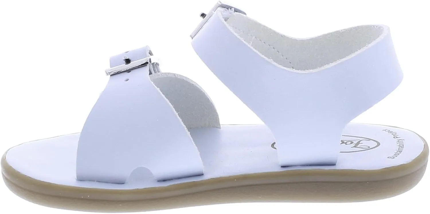 FOOTMATES Tide and Eco-Tide Waterproof Sandals for Boys and Girls with Slip-Resistant, Non-Marking Outsoles and Strap Closure for Infants, Toddlers, and Little Kids Ages 0-8