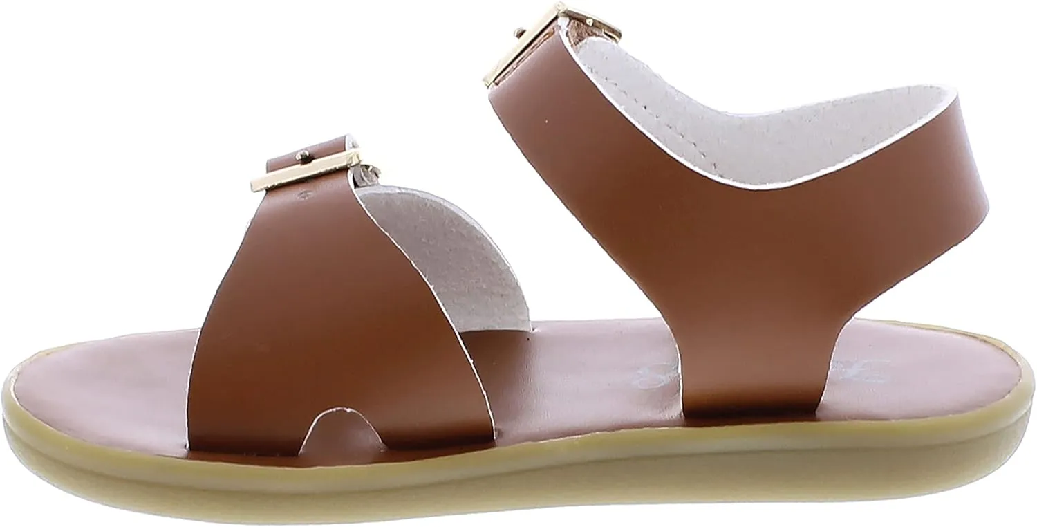 FOOTMATES Tide and Eco-Tide Waterproof Sandals for Boys and Girls with Slip-Resistant, Non-Marking Outsoles and Strap Closure for Infants, Toddlers, and Little Kids Ages 0-8
