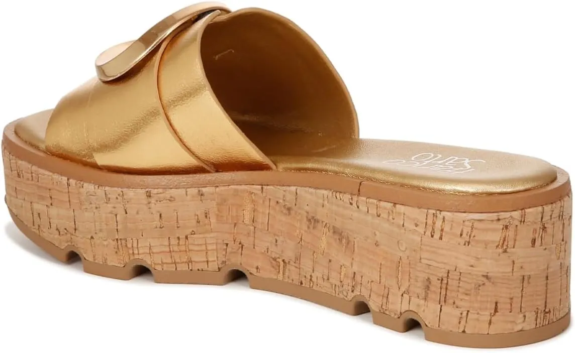 Franco Sarto Women's Hoda Cork Platform Slide Sandals