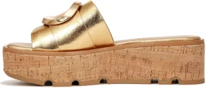 Franco Sarto Women's Hoda Cork Platform Slide Sandals
