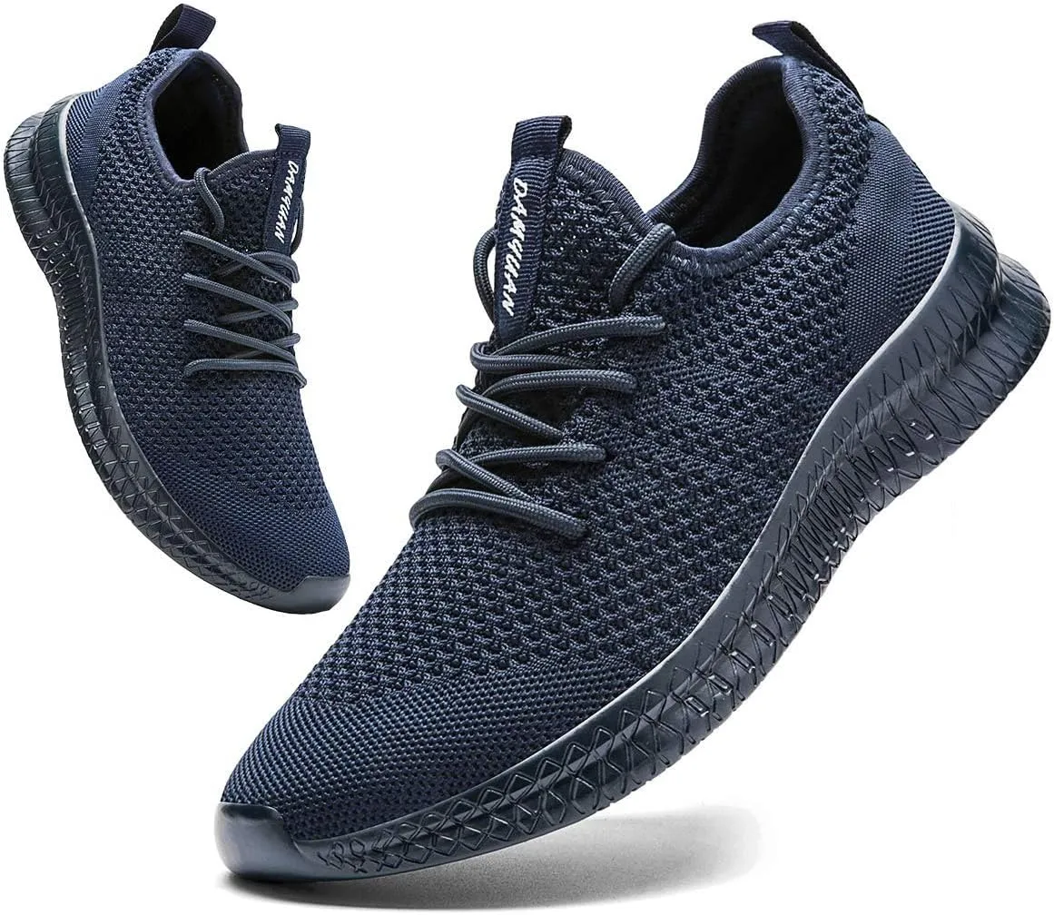 FUJEAK Men Running Shoes Men Casual Breathable Walking Shoes Sport Athletic Sneakers Gym Tennis Slip On Comfortable Lightweight Shoes