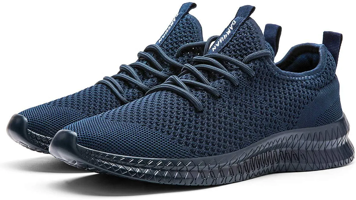 FUJEAK Men Running Shoes Men Casual Breathable Walking Shoes Sport Athletic Sneakers Gym Tennis Slip On Comfortable Lightweight Shoes
