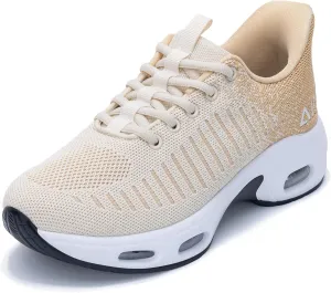 GANNOU Women’s Walking Shoes Air Athletic Tennis Breathable Running Sneakers for Gyms Workouts Jogging