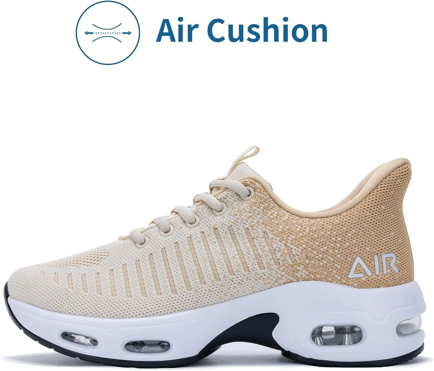 GANNOU Women’s Walking Shoes Air Athletic Tennis Breathable Running Sneakers for Gyms Workouts Jogging