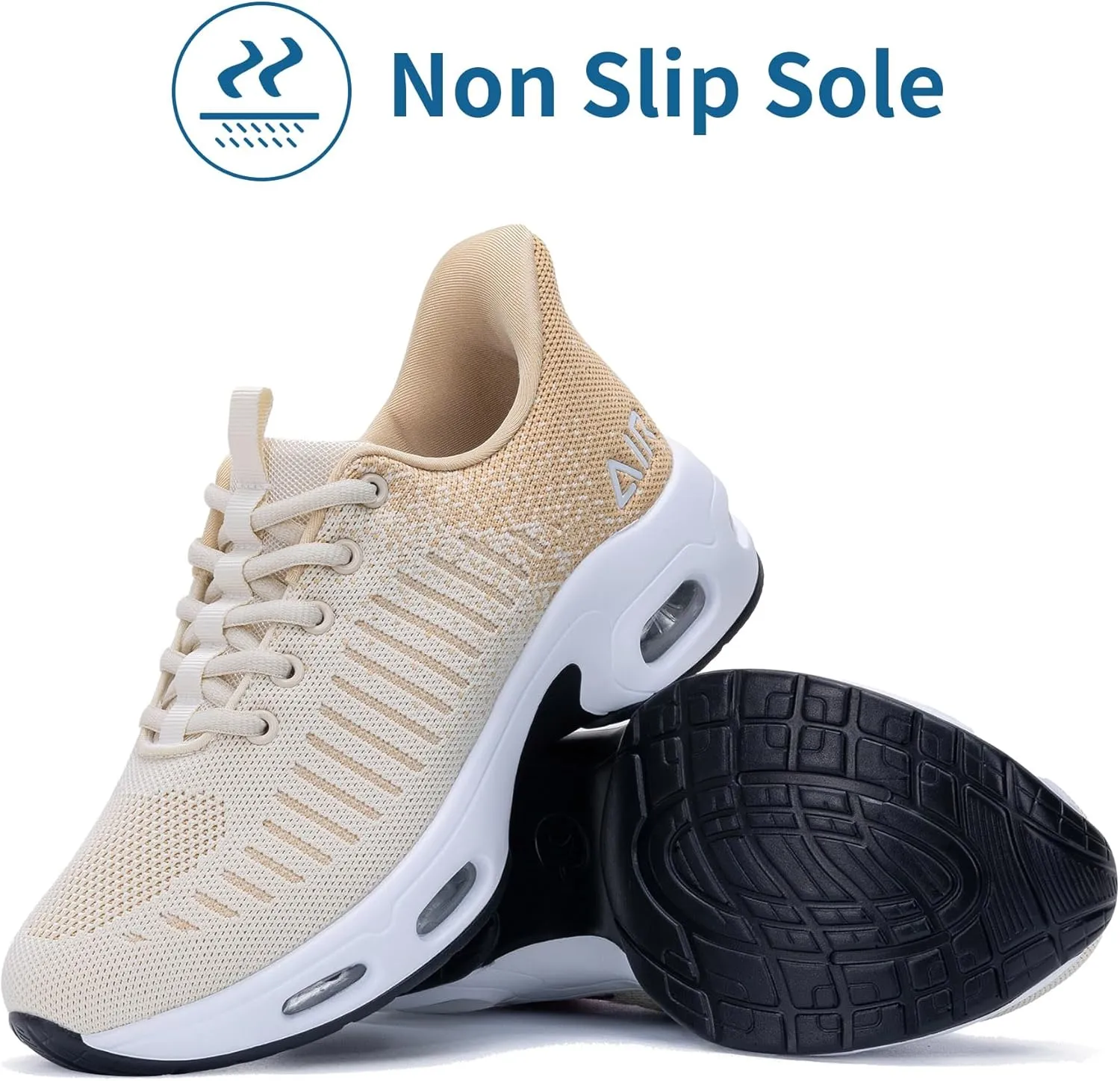 GANNOU Women’s Walking Shoes Air Athletic Tennis Breathable Running Sneakers for Gyms Workouts Jogging