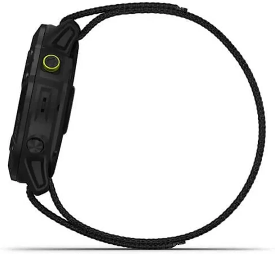 Garmin Enduro, Ultraperformance Multisport GPS Watch with Solar Charging Capabilities, Battery Life Up to 80 Hours in GPS Mode, Carbon Gray DLC Titanium with Black UltraFit Nylon Band