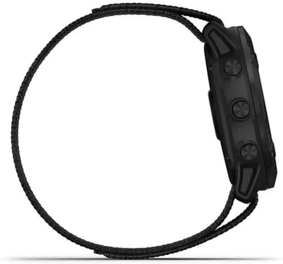 Garmin Enduro, Ultraperformance Multisport GPS Watch with Solar Charging Capabilities, Battery Life Up to 80 Hours in GPS Mode, Carbon Gray DLC Titanium with Black UltraFit Nylon Band