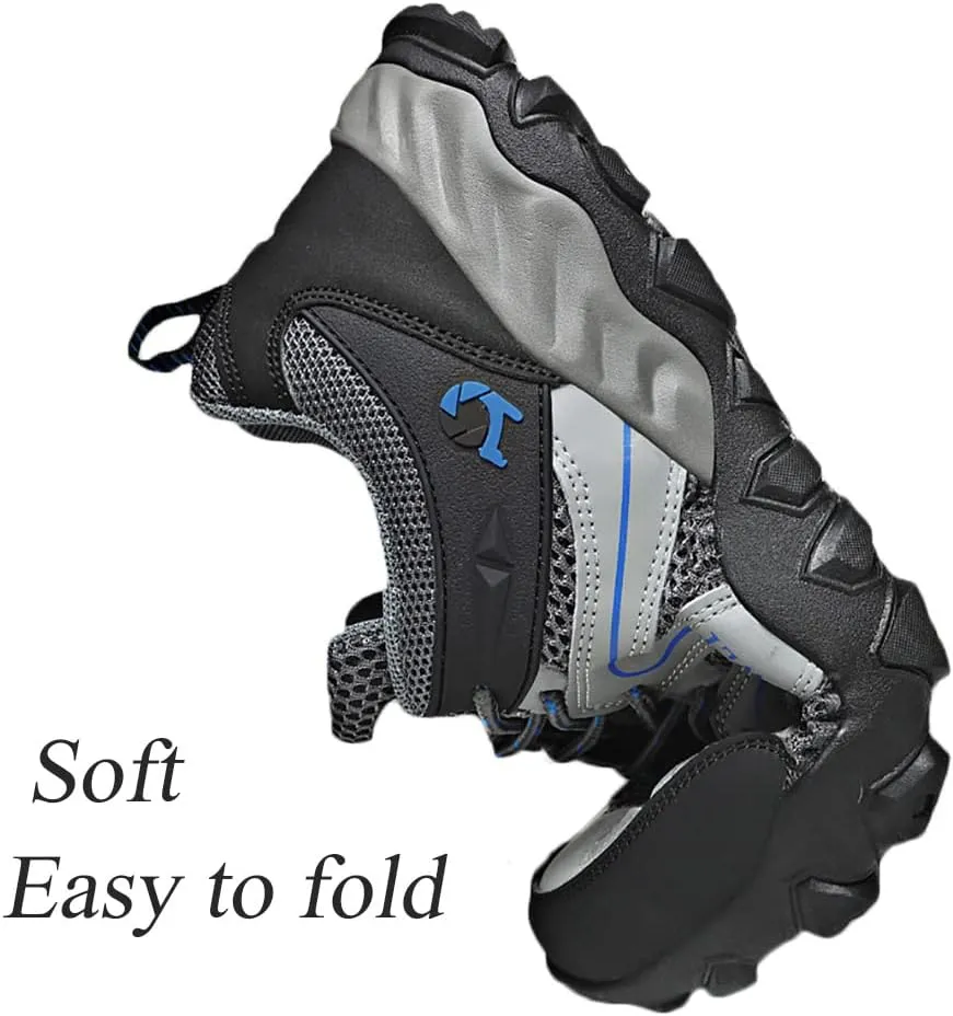 GEXECEUSS Hiking Shoes Men Lightweight Outdoor Wading Breathable Sneakers Low-Top Anti Slip Shock Absorption Camping Walking Shoes