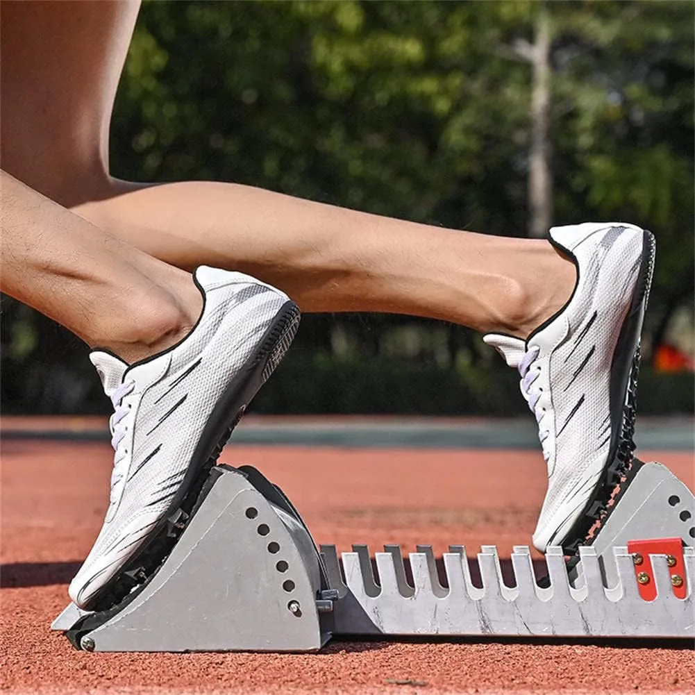GEXECEUSS Mens Track and Field Shoes for Running Training - Youth Racing Spike Shoes - Professional Sprint Sport Sneakers