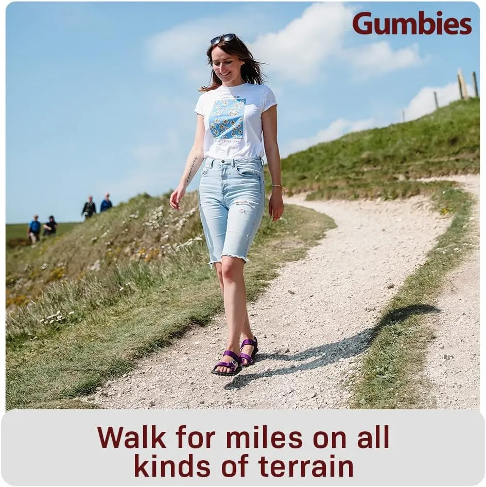 Gumbies Scrambler Unisex Sandals with Recycled Straps and Recycled Rubber Sole - Comfort Guaranteed