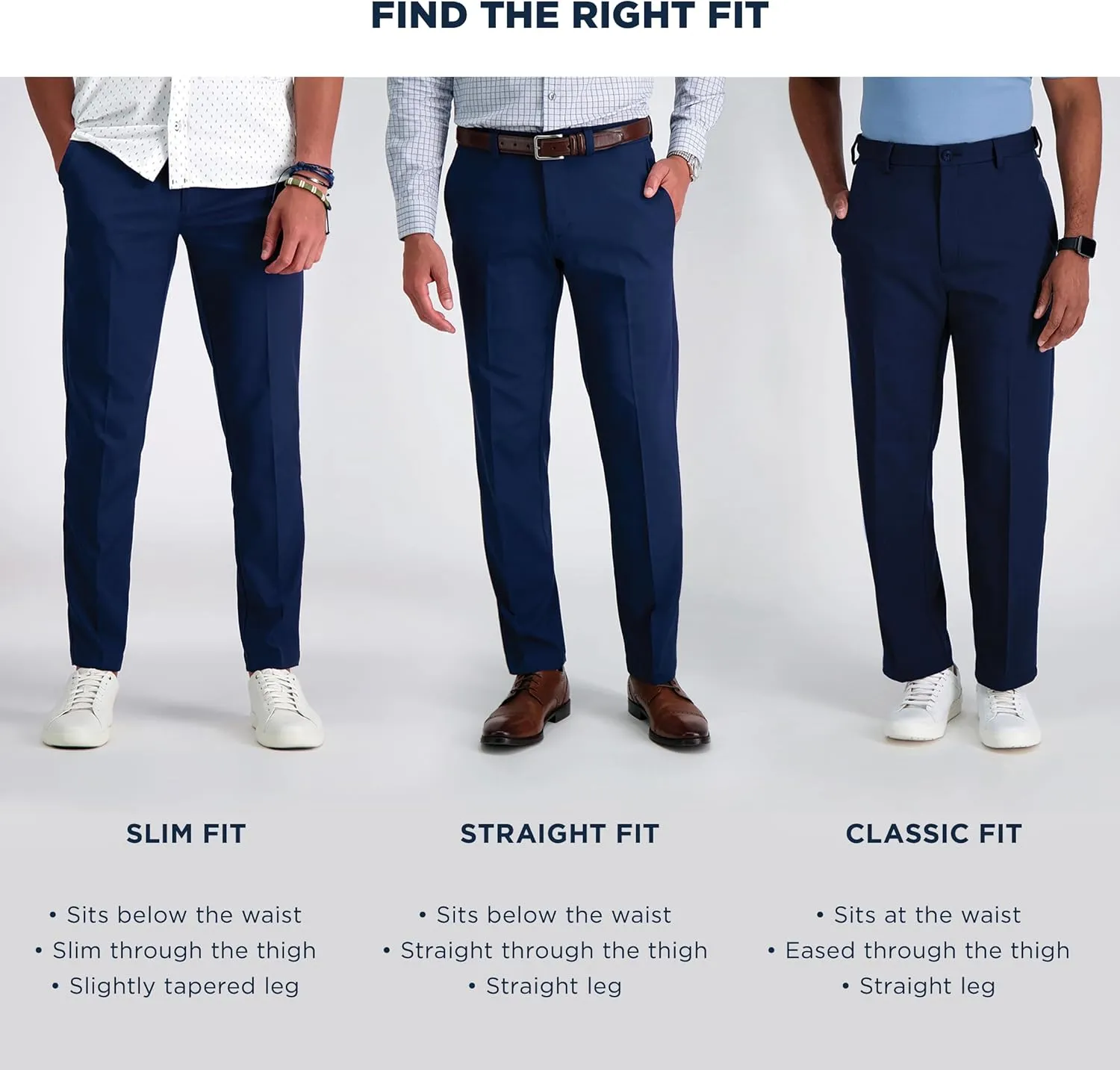 Haggar Men's Cool 18 Pro Classic Fit Pleat Front Dress Casual Stretch Golf Pant (Regular and Big & Tall Sizes)