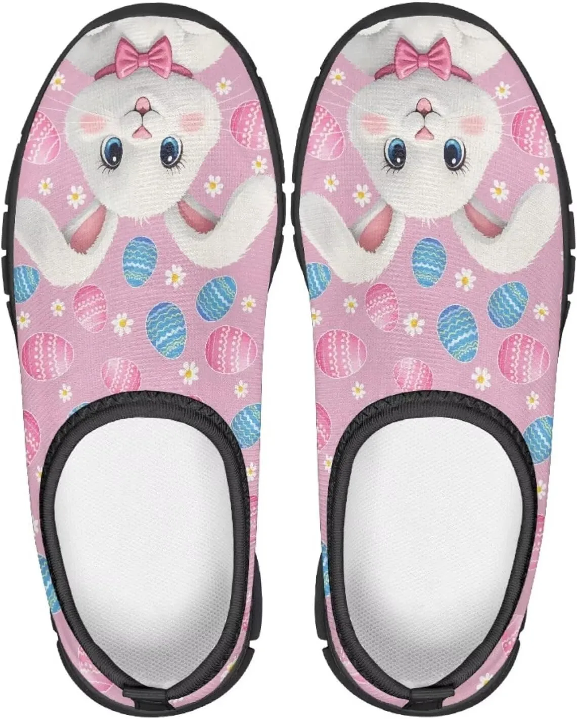 Happy Easter Pattern Running Shoes Low-Cut Sneakers for Boys Girls Big Kids Little Kids Casual Tennis Shoes