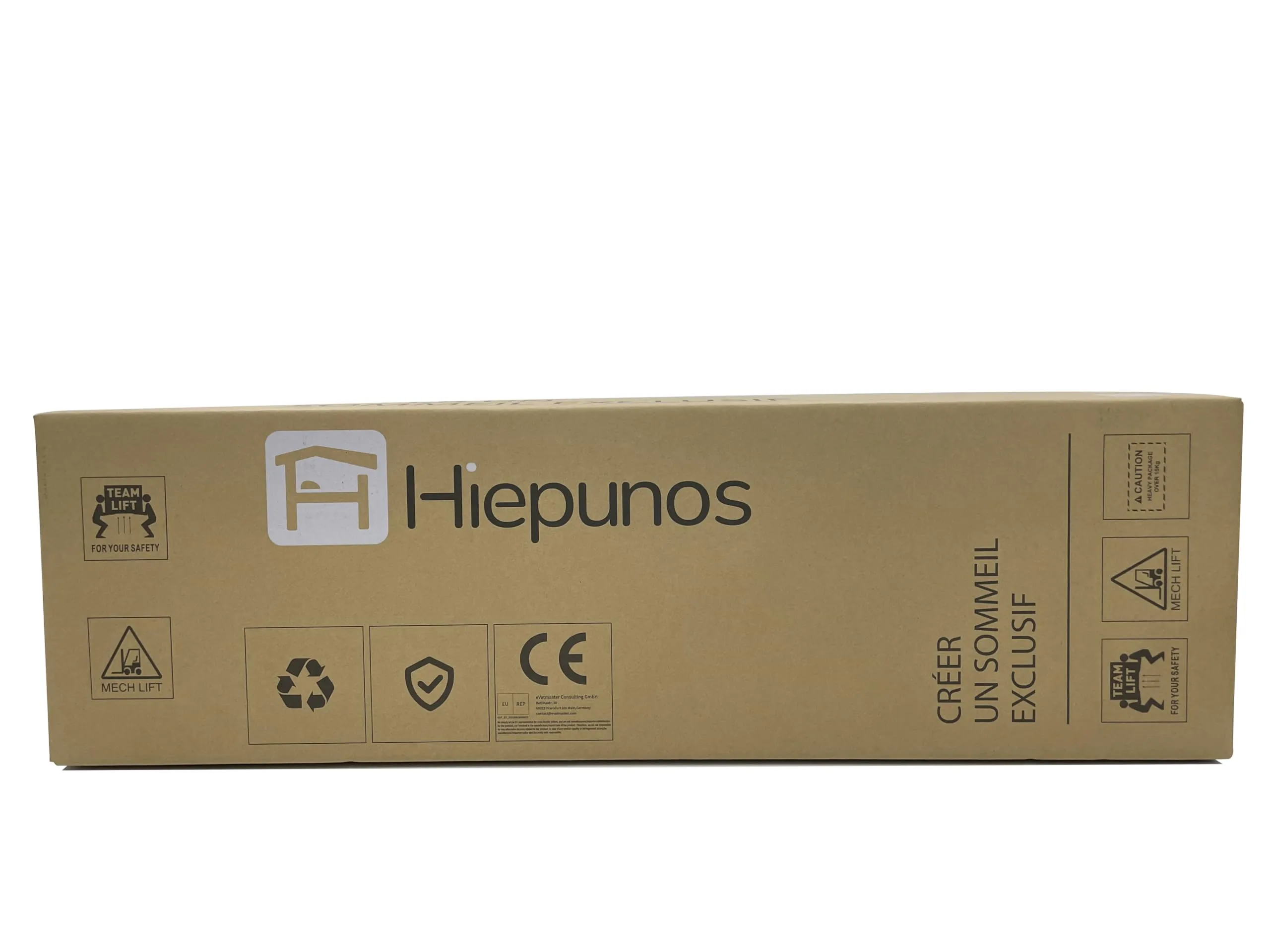 Hiepunos King Size Mattress,10.2 INCH Hybrid Memory Foam and Individually Pocket Spring,5FT King Mattress Medium Firm,Ergonomic Pressure Reducing,Improve Sleeping (150x200x26cm)