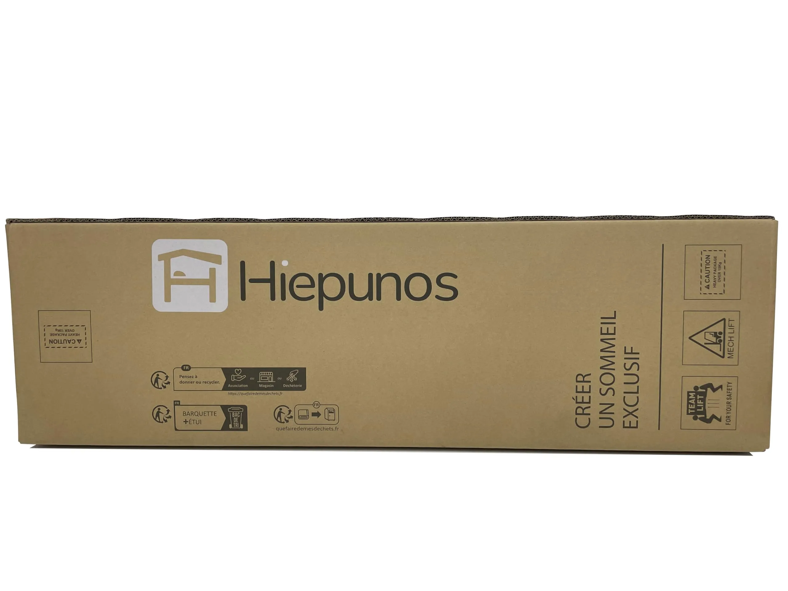 Hiepunos King Size Mattress,10.2 INCH Hybrid Memory Foam and Individually Pocket Spring,5FT King Mattress Medium Firm,Ergonomic Pressure Reducing,Improve Sleeping (150x200x26cm)