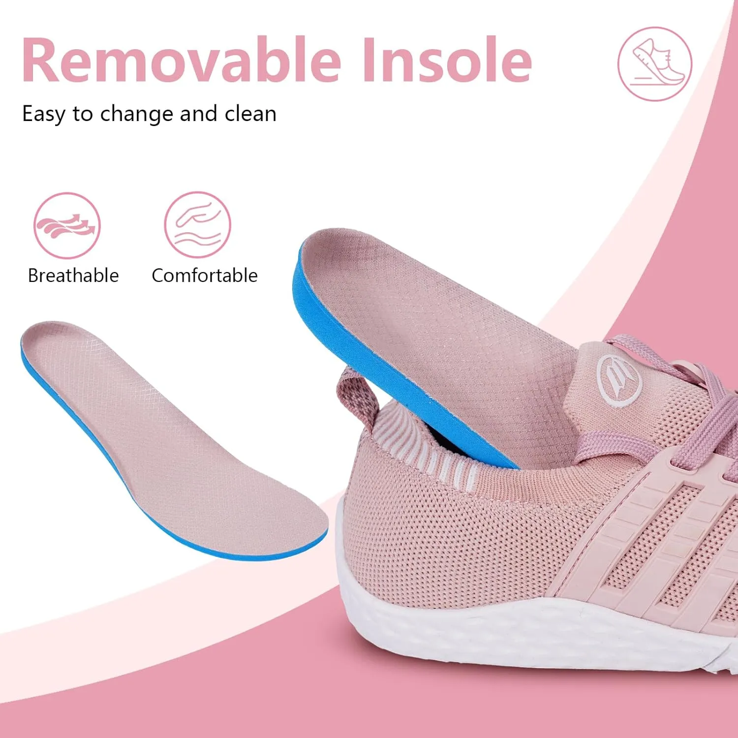 Hike Barefoot Shoes Wide Toe Box Shoes for Women Men Footwear, Minimalist Zero Drop Non-Slip Walking Sneakers, Lightweight Comfortable Casual Shoe Training Running Gym Fashion Sneakers