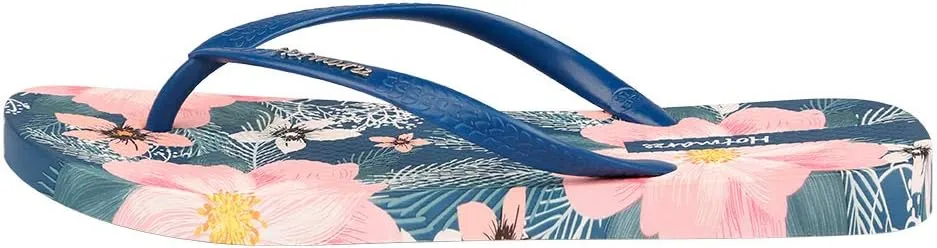 Hotmarzz Women's Flip Flops Bohemia Floral Print Sandals Beach Slippers