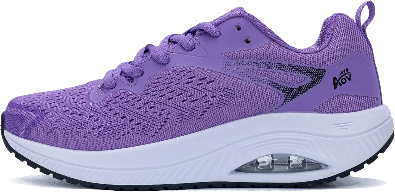 IIV Womens Air Walking Shoes Arch Support Casual Gym Workout Orthotic Fashion Sneakers for Plantar Fasciitis Pain Relief US 5.5-11