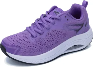IIV Womens Air Walking Shoes Arch Support Casual Gym Workout Orthotic Fashion Sneakers for Plantar Fasciitis Pain Relief US 5.5-11