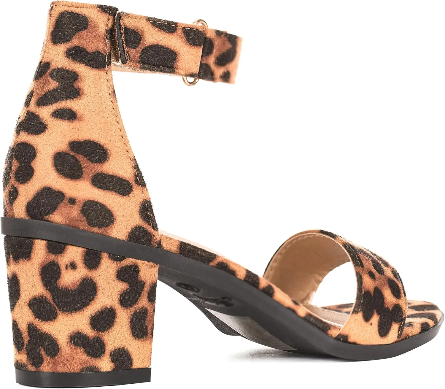 ILLUDE Women's Ankle Strap Kitten Heel Sandal – Comfortable Cute Low Block Heeled Sandals – Sophia