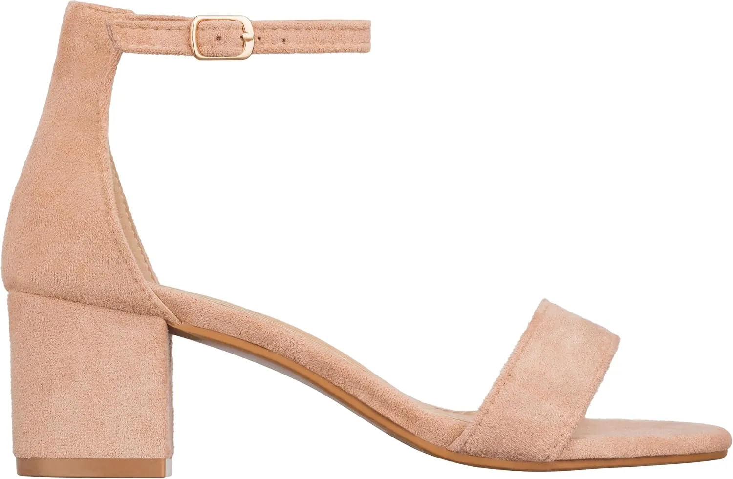 ILLUDE Women’s Fashion Ankle Strap Kitten Heel Sandals - Adorable Cute Low Block Heel – Jasmine