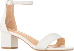 ILLUDE Women’s Fashion Ankle Strap Kitten Heel Sandals - Adorable Cute Low Block Heel – Jasmine