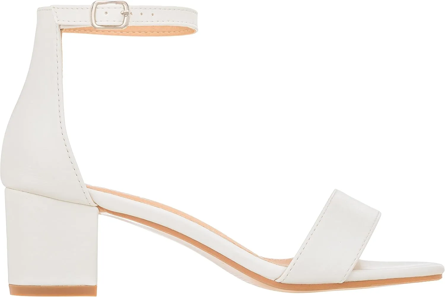 ILLUDE Women’s Fashion Ankle Strap Kitten Heel Sandals - Adorable Cute Low Block Heel – Jasmine