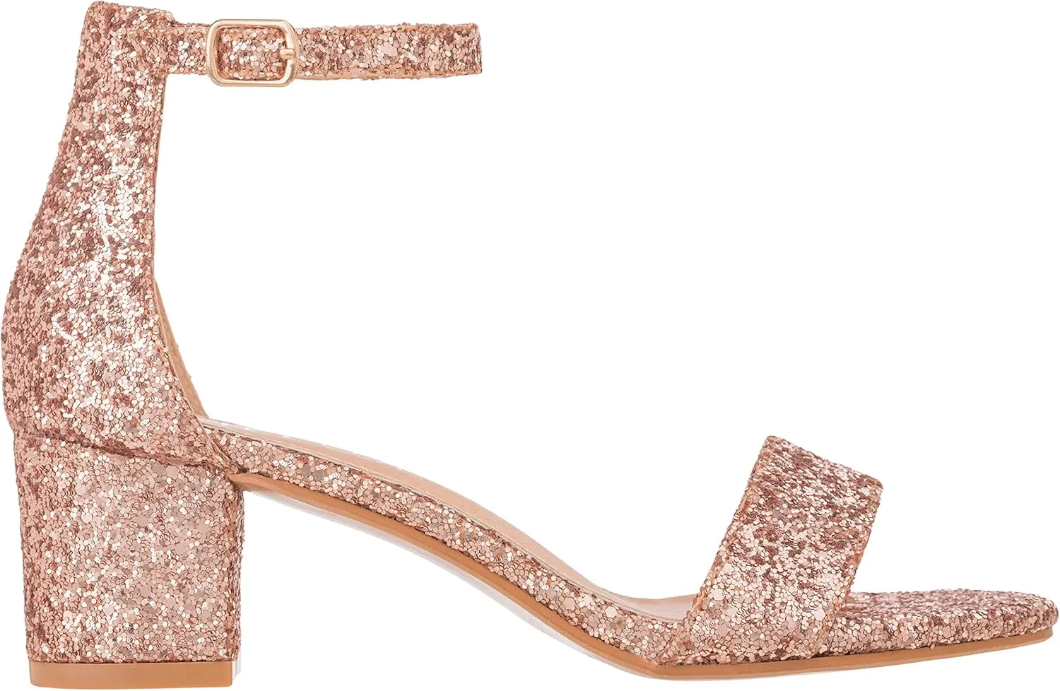 ILLUDE Women’s Fashion Ankle Strap Kitten Heel Sandals - Adorable Cute Low Block Heel – Jasmine