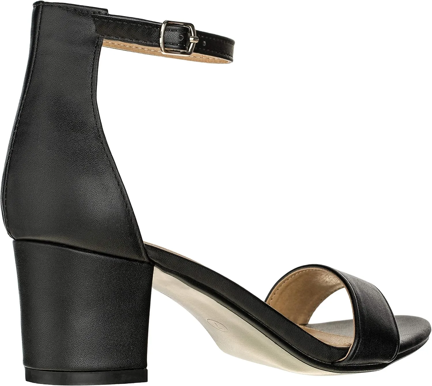 ILLUDE Women’s Fashion Ankle Strap Kitten Heel Sandals - Adorable Cute Low Block Heel – Jasmine