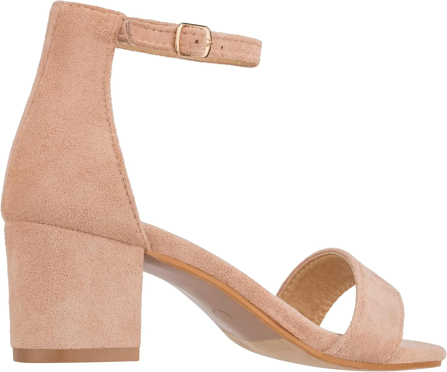 ILLUDE Women’s Fashion Ankle Strap Kitten Heel Sandals - Adorable Cute Low Block Heel – Jasmine