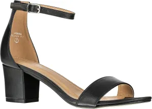 ILLUDE Women’s Fashion Ankle Strap Kitten Heel Sandals - Adorable Cute Low Block Heel – Jasmine