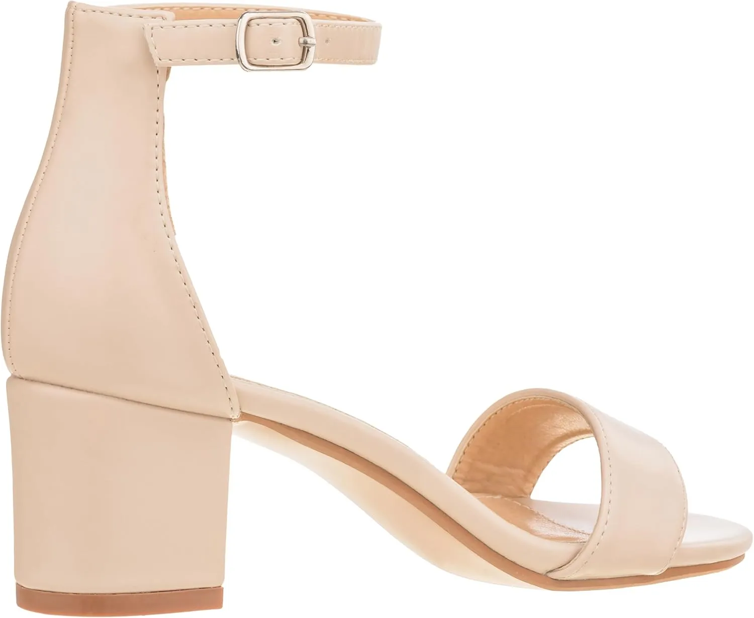ILLUDE Women’s Fashion Ankle Strap Kitten Heel Sandals - Adorable Cute Low Block Heel – Jasmine