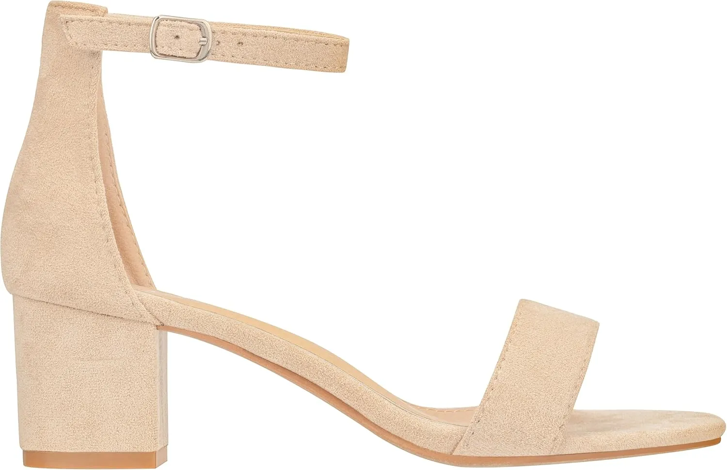 ILLUDE Women’s Fashion Ankle Strap Kitten Heel Sandals - Adorable Cute Low Block Heel – Jasmine