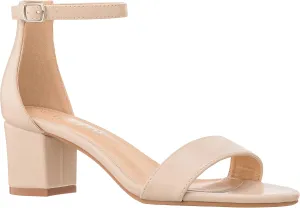 ILLUDE Women’s Fashion Ankle Strap Kitten Heel Sandals - Adorable Cute Low Block Heel – Jasmine