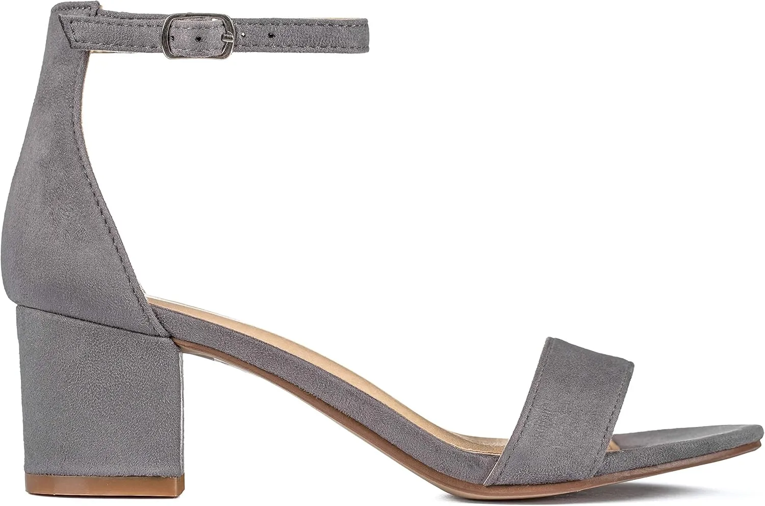 ILLUDE Women’s Fashion Ankle Strap Kitten Heel Sandals - Adorable Cute Low Block Heel – Jasmine