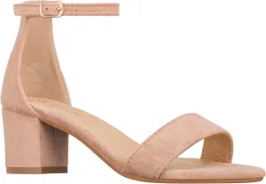 ILLUDE Women’s Fashion Ankle Strap Kitten Heel Sandals - Adorable Cute Low Block Heel – Jasmine