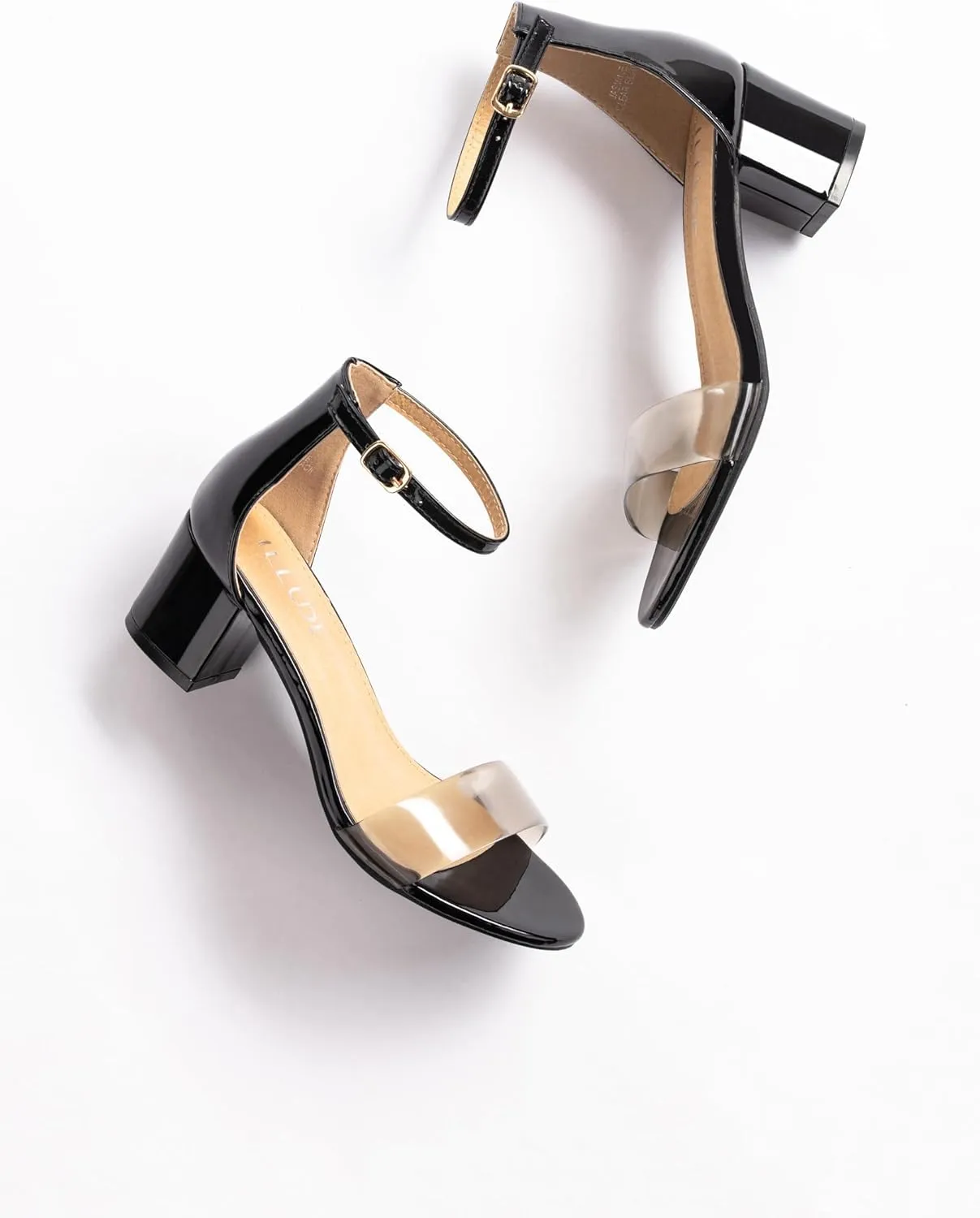 ILLUDE Women’s Fashion Ankle Strap Kitten Heel Sandals - Adorable Cute Low Block Heel – Jasmine