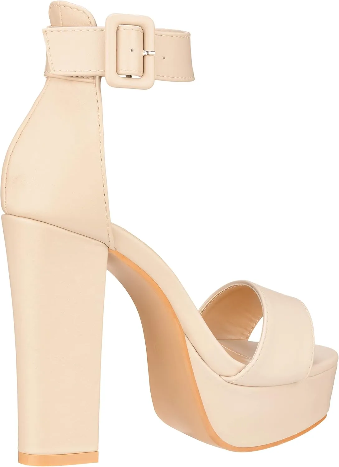 ILLUDE Women's High Heel Platform Sandals Ankle Strap Chunky Heel Sexy Party Heeled Sandals – Darling