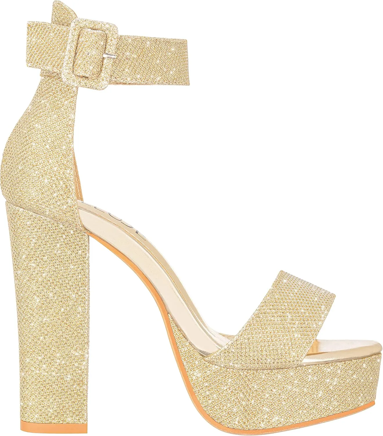 ILLUDE Women's High Heel Platform Sandals Ankle Strap Chunky Heel Sexy Party Heeled Sandals – Darling