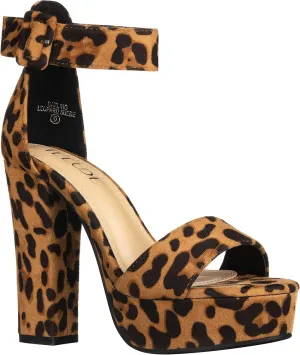 ILLUDE Women's High Heel Platform Sandals Ankle Strap Chunky Heel Sexy Party Heeled Sandals – Darling