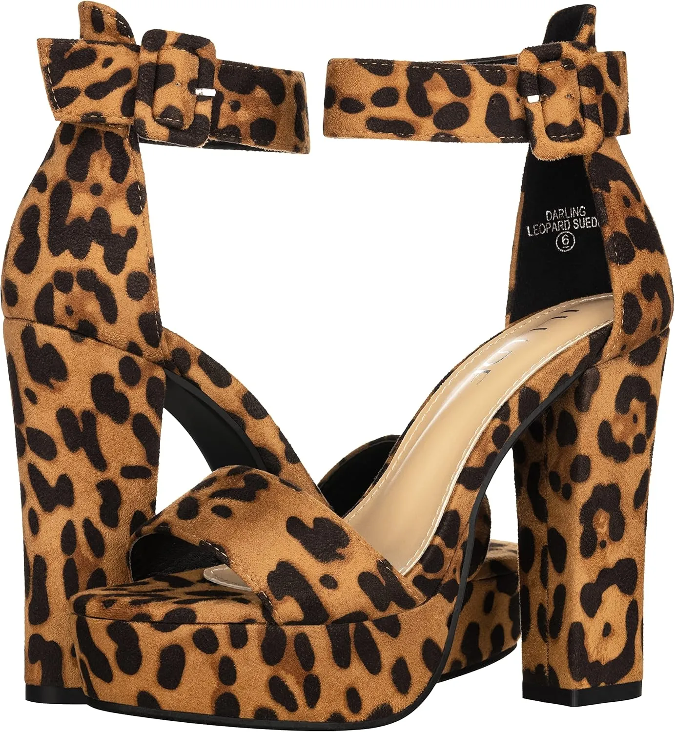 ILLUDE Women's High Heel Platform Sandals Ankle Strap Chunky Heel Sexy Party Heeled Sandals – Darling