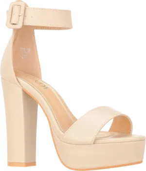 ILLUDE Women's High Heel Platform Sandals Ankle Strap Chunky Heel Sexy Party Heeled Sandals – Darling