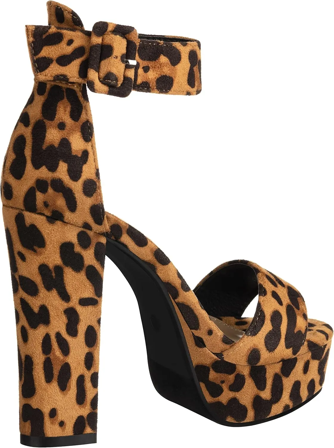 ILLUDE Women's High Heel Platform Sandals Ankle Strap Chunky Heel Sexy Party Heeled Sandals – Darling