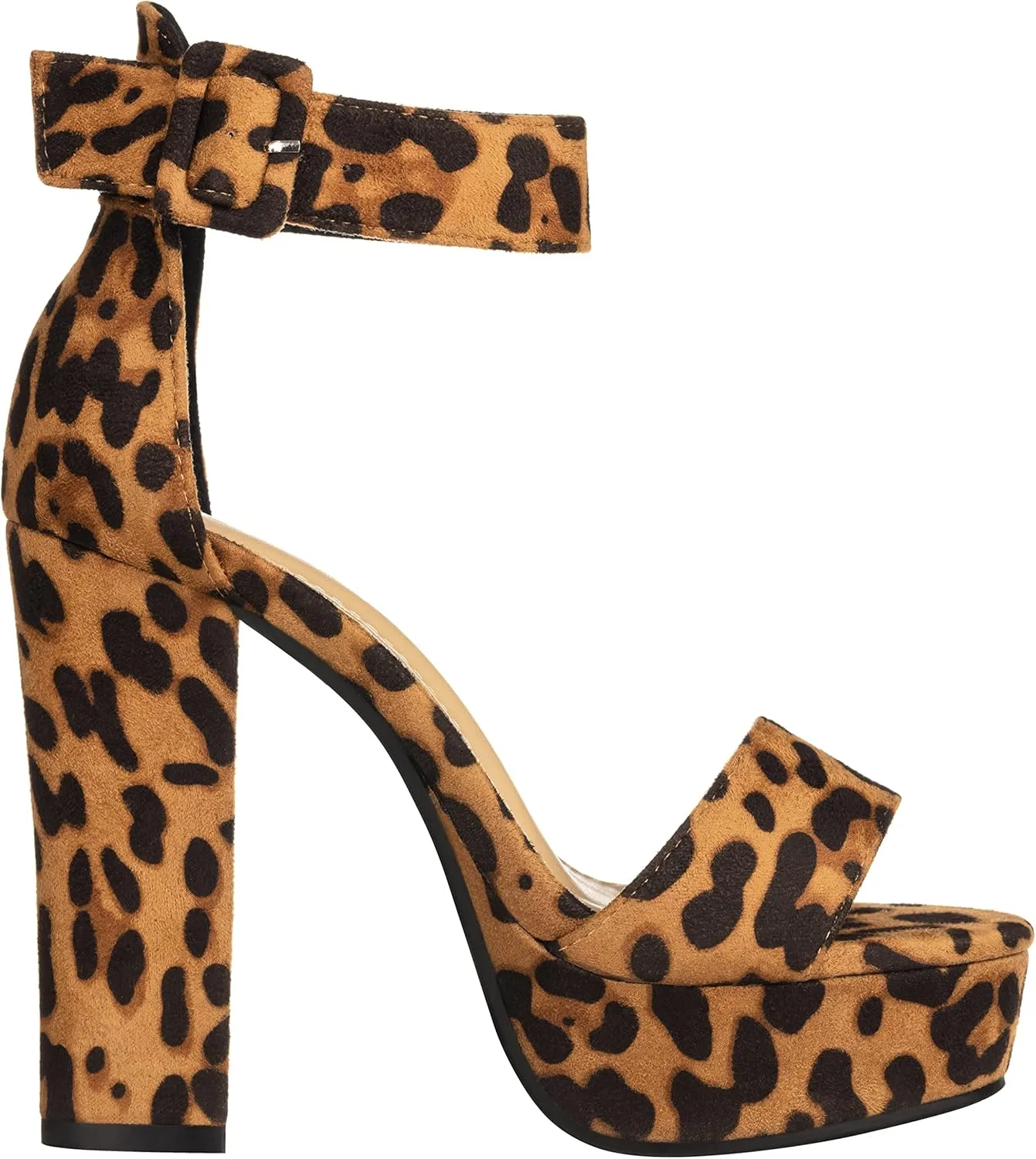 ILLUDE Women's High Heel Platform Sandals Ankle Strap Chunky Heel Sexy Party Heeled Sandals – Darling