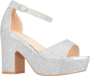 ILLUDE Women's Platform Heels Sandals Ankle Strap Block Chunky Heel Open Toe Platform Wedge Sandals – Cleo