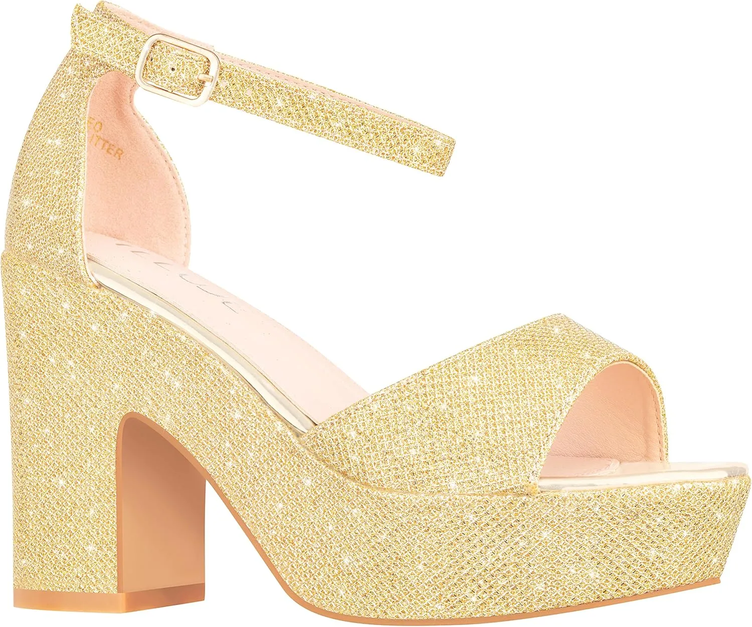 ILLUDE Women's Platform Heels Sandals Ankle Strap Block Chunky Heel Open Toe Platform Wedge Sandals – Cleo