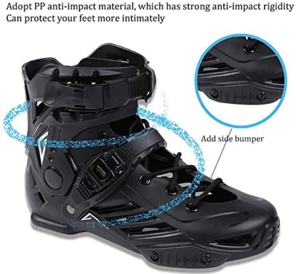 Inline Skates for Adult Single Row Roller Blades, Professional Inline Speed Skating Shoes, for Men and Women Roller Skates,35-Normal